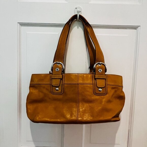 Gorgeous Y2K 2000 Hobo Leather Vintage Coach Shoulder Bag - Picture 8 of 16